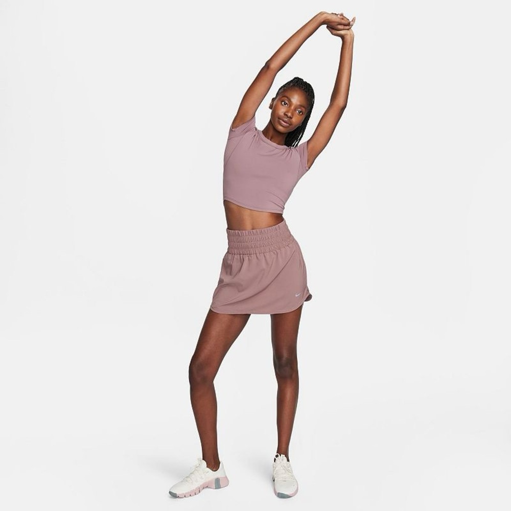 Nike Mauve Dri-FIT Ultra High-Waist Skort